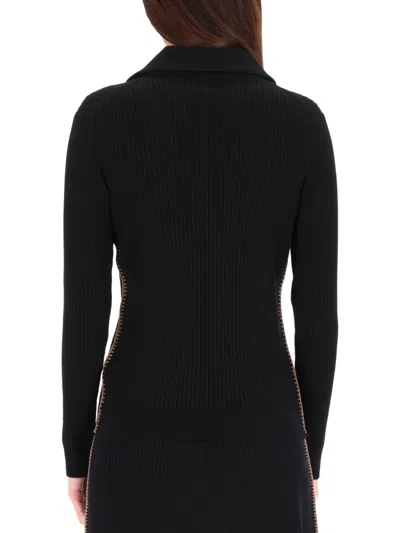 Paul Smith Midi Knitwear With Side Zipper And V Neck In Multi