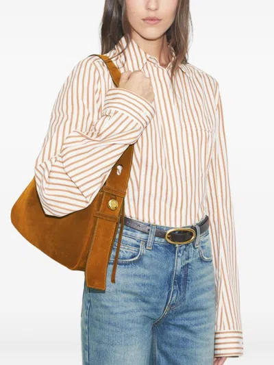 Tory Burch Romy Suede Leather Shoulder Bag
