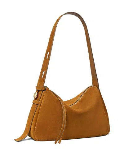 Tory Burch Romy Suede Leather Shoulder Bag