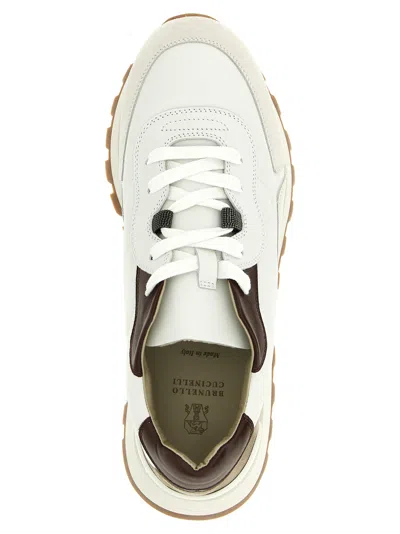 Brunello Cucinelli Runners Sneakers Multicolor In Neutral