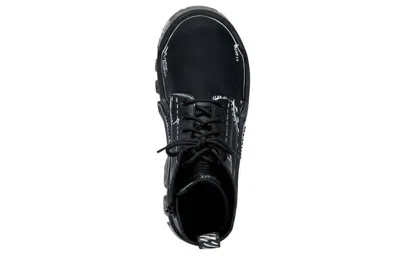 Balenciaga Bulldozer Lace Up Boots 'black Outline Calfskin'