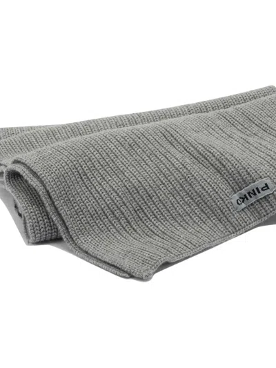 Pinko Scarves Grey In Brown