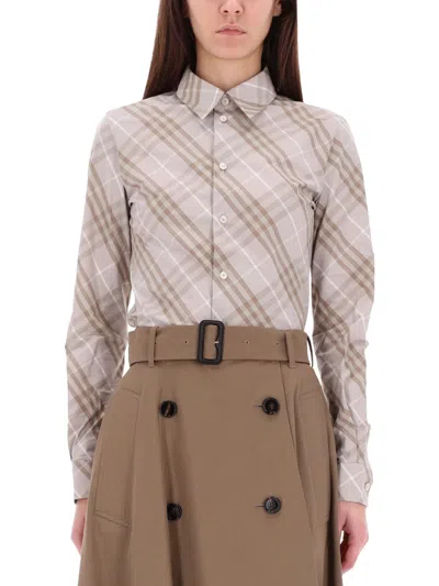 Burberry Shirt "simone" In Neutral