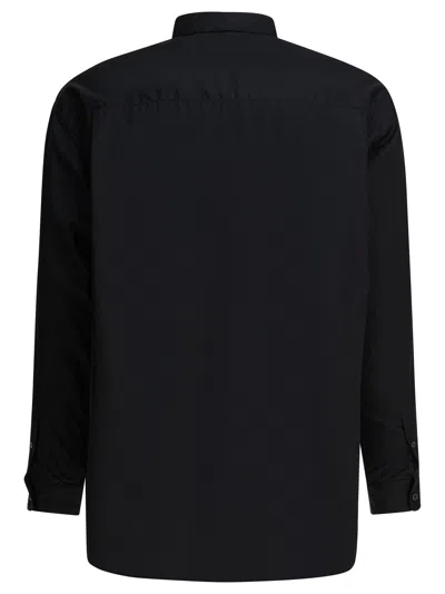 Comme Des Garçons Homme Deux Button-down Long Sleeve Shirt Featuring Pocket In Black