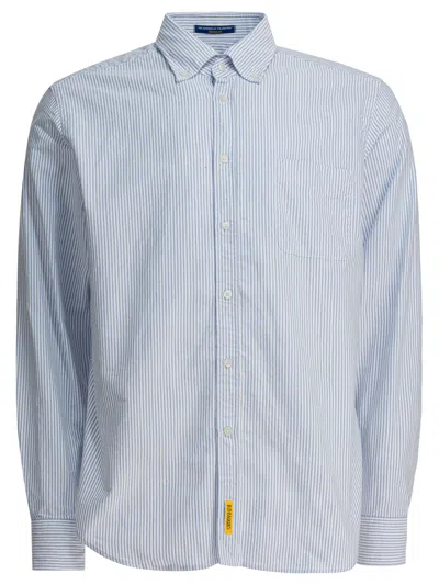 Bd Baggies Striped Pocket Shirt In Blue