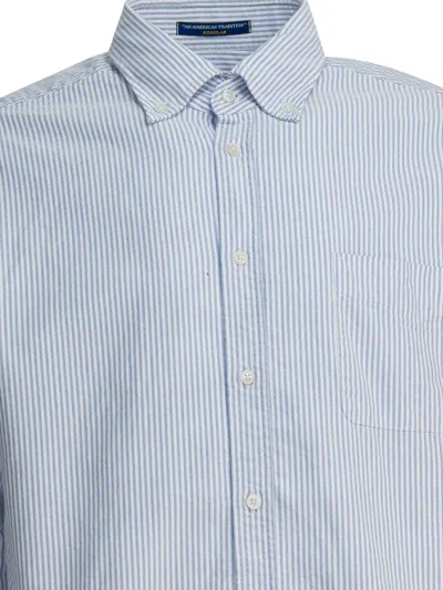 Bd Baggies Striped Pocket Shirt In Blue