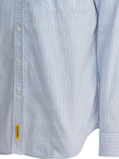 Bd Baggies Striped Pocket Shirt In Blue