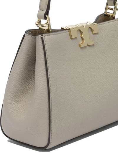 Tory Burch Mini Eleanor Leather Top Handle Bag In Neutral