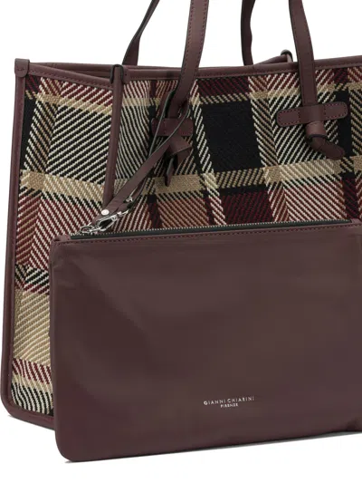 Gianni Chiarini Stylish Shoulder Bags Dual Handles In Orange