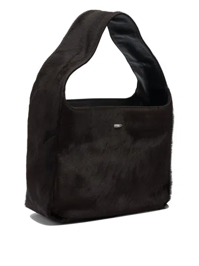 Our Legacy Chocolate Cow Leather Shoulder Bag