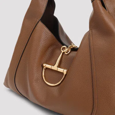 Gucci Softbit Shoulder Bag Women In Brown