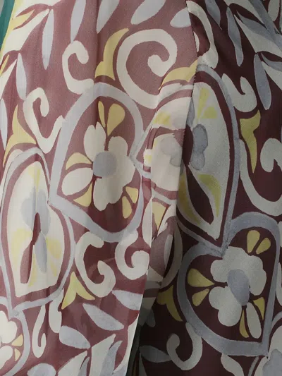 Etro Silk Dress With Paisley Print In Multi