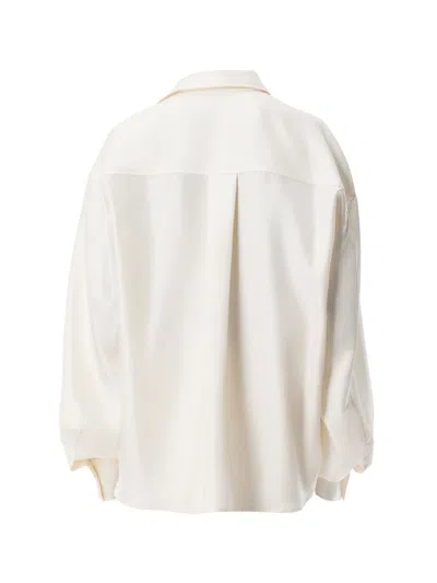 Alexander Wang Women Silk Shirt In Neutral
