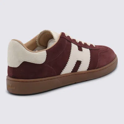Hogan Sneakers Brown In Burgundy