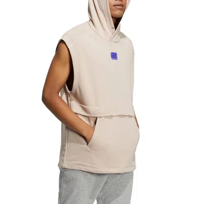 Adidas Originals (wmns) Adidas Neo Studio Lounge Hooded Tee 'beige' In Neutral