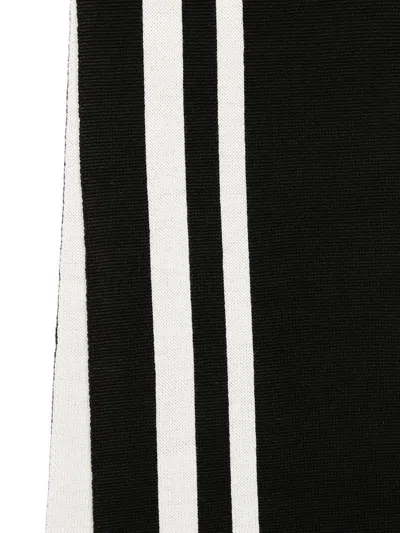 Gcds Striped Cotton Scarf In Multi