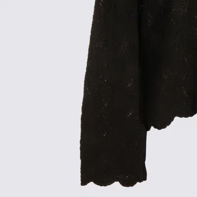 Twinset Sweaters Blacks And Greys In Black