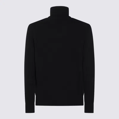 Seven Gauge Sweaters Blacks And Greys In Black