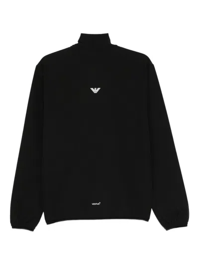 Ea7 Emporio Armani Sweaters Black In Black