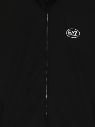 Ea7 Emporio Armani Sweaters Black In Black