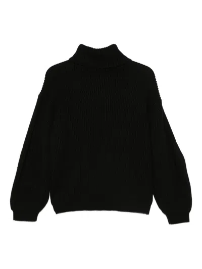 Semicouture Sweaters Blacks And Greys In Black