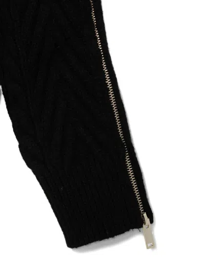 Semicouture Sweaters Blacks And Greys In Black