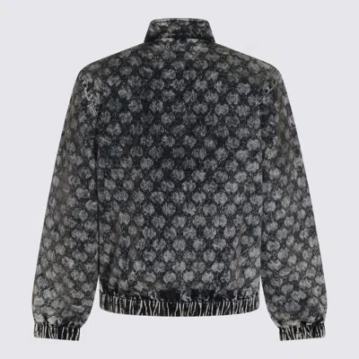 Daily Paper Uomo Sweaters Blue And Green In Gray