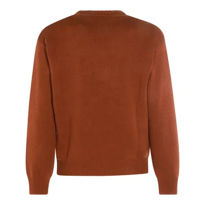 Marni Sweaters Maroon In Brown