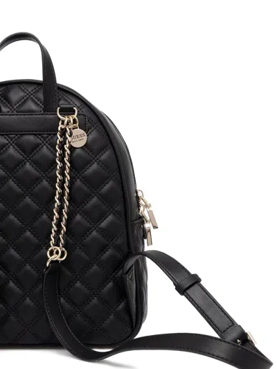 Guess Usa Quilted-effect Backpack In Black
