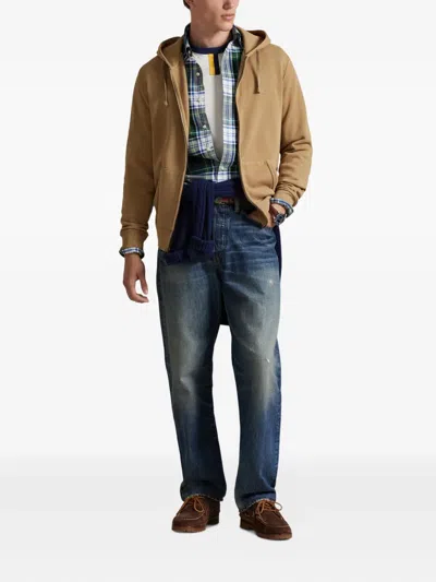 Polo Ralph Lauren Long Sleeve Sweatshirt Clothing In Neutral