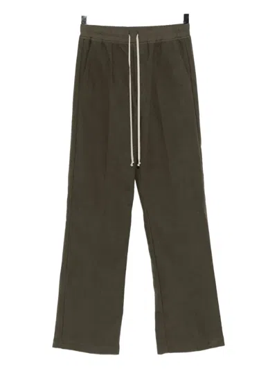 Rick Owens Dietrich Trousers In Green