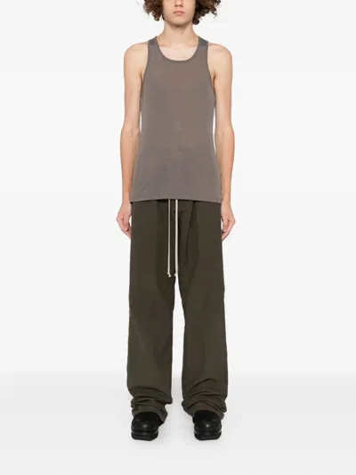Rick Owens Dietrich Trousers In Green