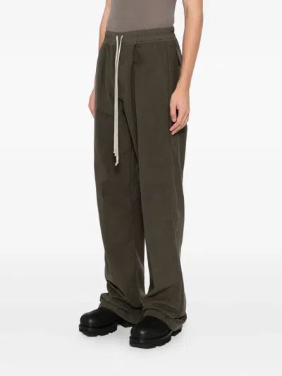 Rick Owens Dietrich Trousers In Green