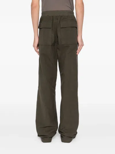 Rick Owens Dietrich Trousers In Green