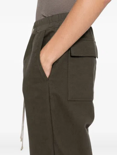 Rick Owens Dietrich Trousers In Green