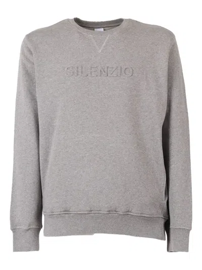 Aspesi Round-neck Knitted Pullover Shirt In Gray
