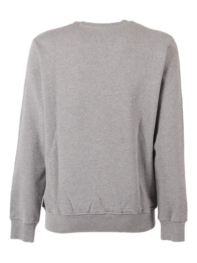 Aspesi Round-neck Knitted Pullover Shirt In Gray