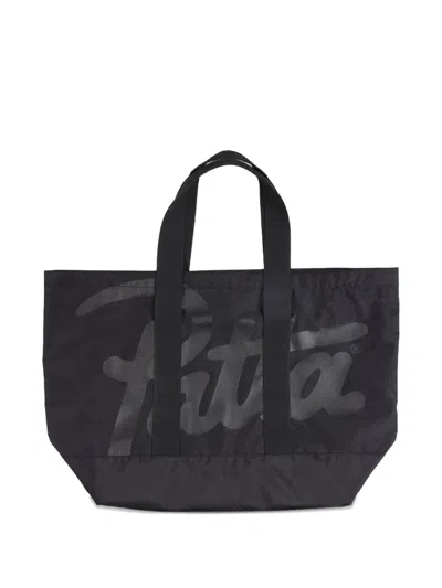Patta Logo-print Tote Bag In Black