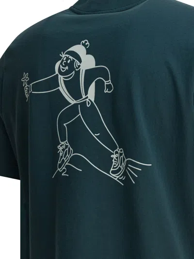 Autry T-shirt Main Man Cotton Conifer Clothing In Green