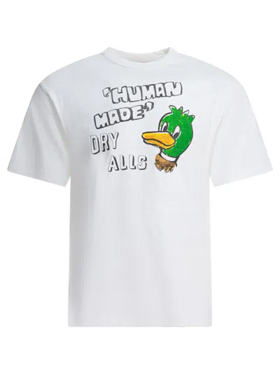 Human Made Graphic Print Crew Neck Short Sleeve T-shirt In White