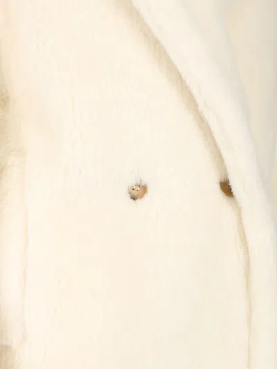 Max Mara Teddy Bear Icon Coats White In White