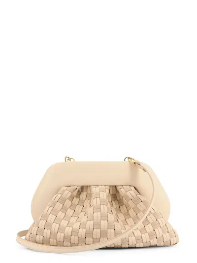 Themoire' Tia Vegan Leather Shoulder Bag In Neutral