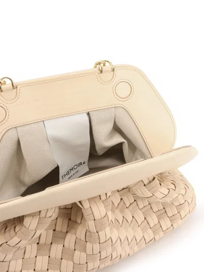 Themoire' Tia Vegan Leather Shoulder Bag In Neutral