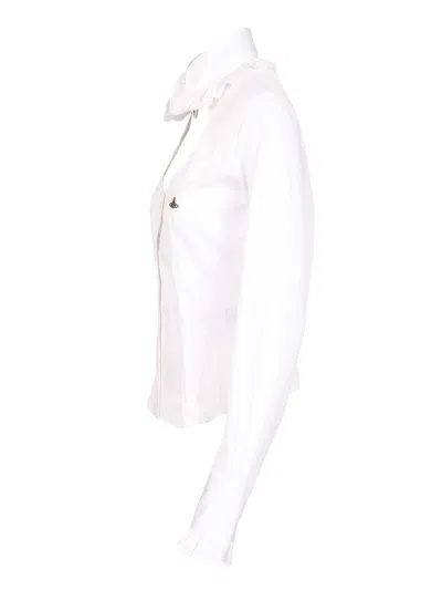 Vivienne Westwood Toulouse Frill Shirt Shirts White In Multi
