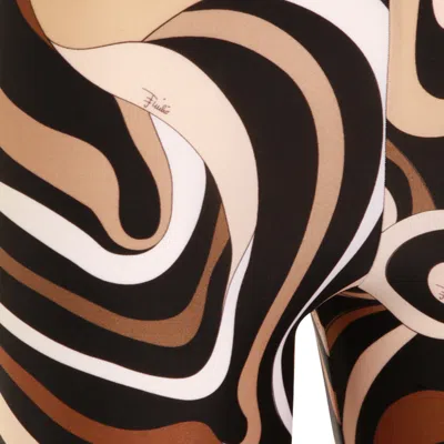 Pucci Trousers Blacks And Greys In Brown