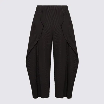 Issey Miyake Trousers Blacks And Greys In Black