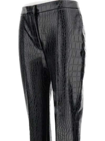 Elisabetta Franchi Trousers Blacks And Greys In Black