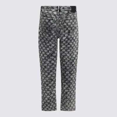 Daily Paper Uomo Trousers Blue And Green In Multi
