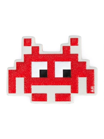 Anya Hindmarch Space Invaders Small Sticker In Rosso