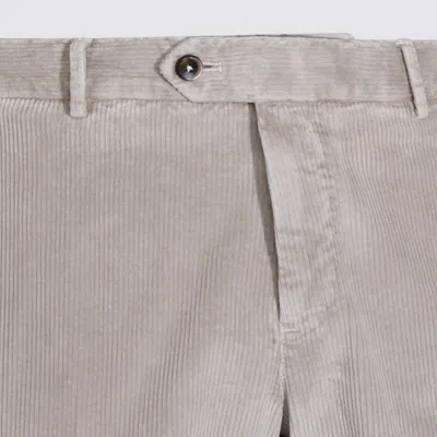 Pt Torino Relaxed Fit Trousers Featuring Pockets In Gray